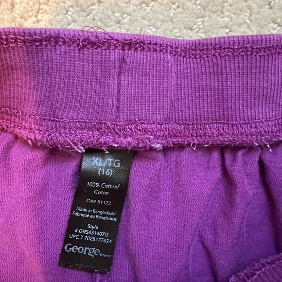 George Purple Summer Shorts - Picture 2 of 2